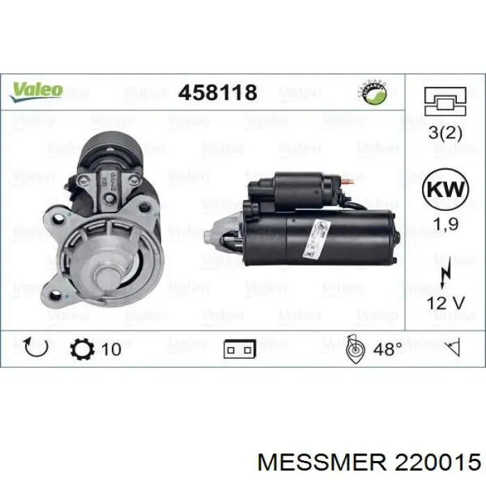 220015 Messmer motor de arranque