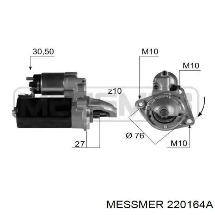 220164A Messmer motor de arranque