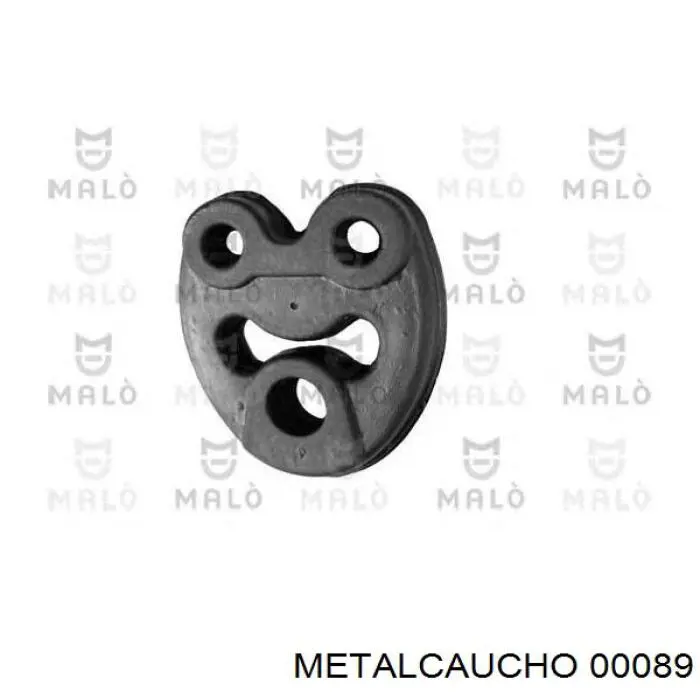 00089 Metalcaucho soporte, silenciador