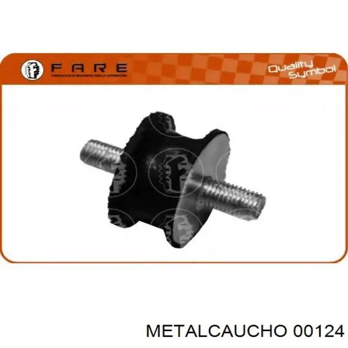 00124 Metalcaucho Soporte de escape