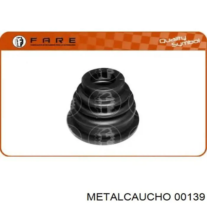 00139 Metalcaucho fuelle, árbol de transmisión delantero interior izquierdo