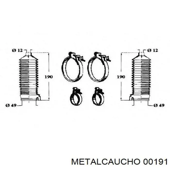 Plumero de dirección para Opel Tigra (S93)