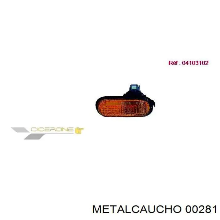 Comprar 00281 Metalcaucho Soporte de tubo de escape
