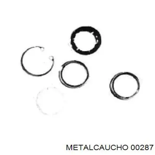 Casquillo del eje de la cremallera de dirección 00287 Metalcaucho