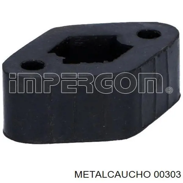 00303 Metalcaucho soporte, silenciador