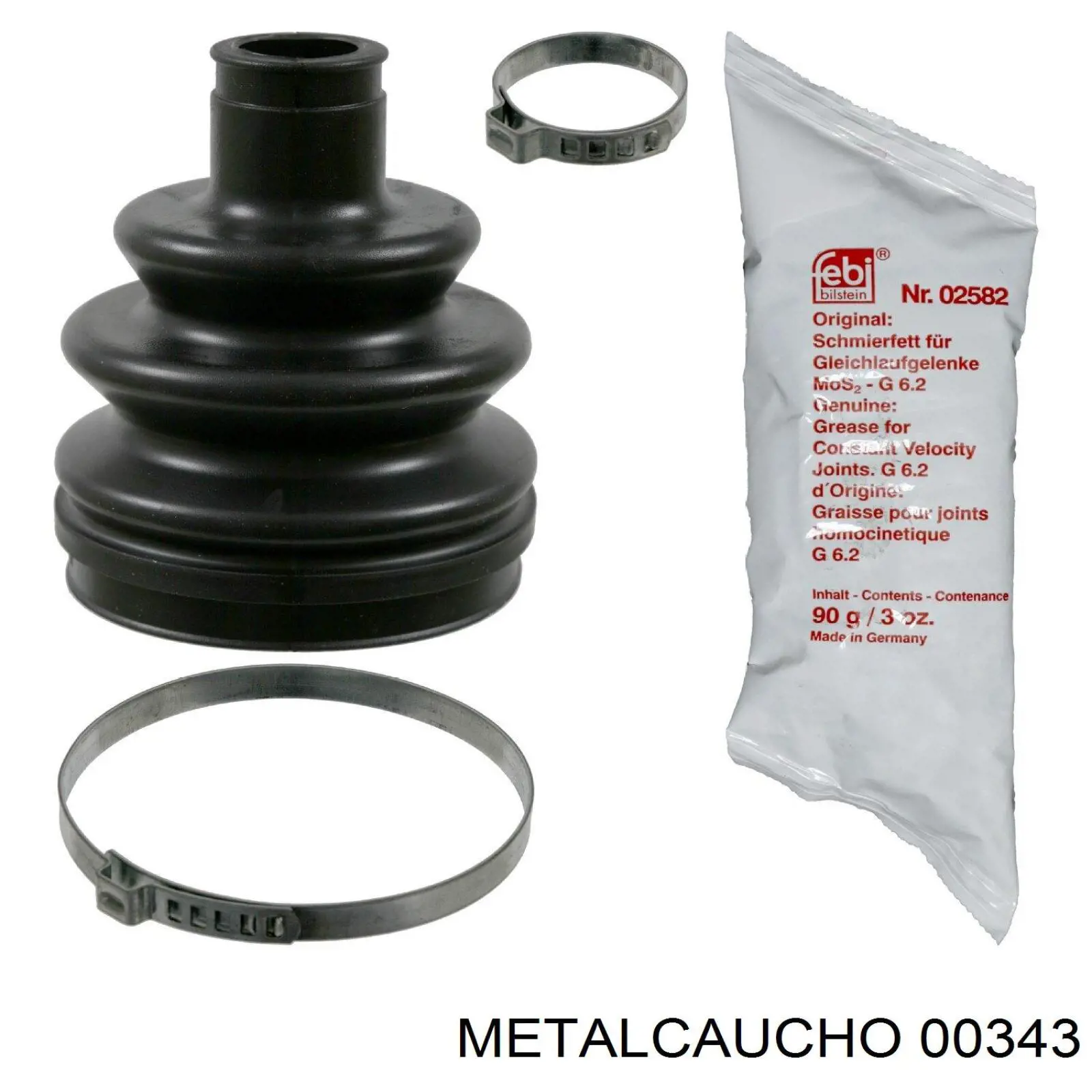 Fuelle, palier delantero exterior Metalcaucho 00343 precio, desde 2,29 EUR