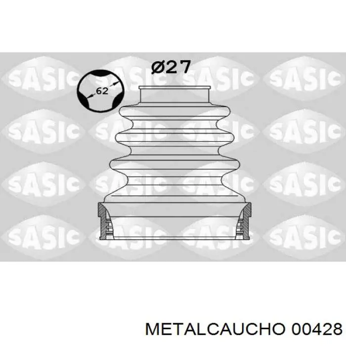 Comprar 00428 Metalcaucho Fuelle de semieje delantero interior