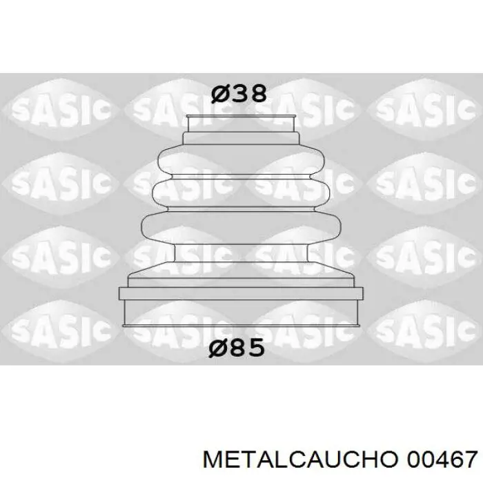 Fuelle transmisión delantero exterior Metalcaucho 00467 precio, desde 6,18 EUR