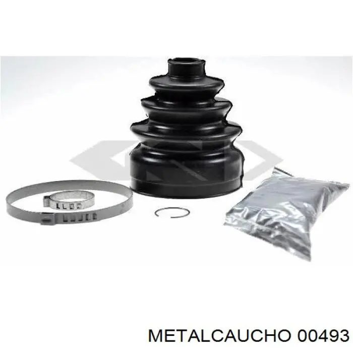 00493 Metalcaucho fuelle, árbol de transmisión delantero exterior