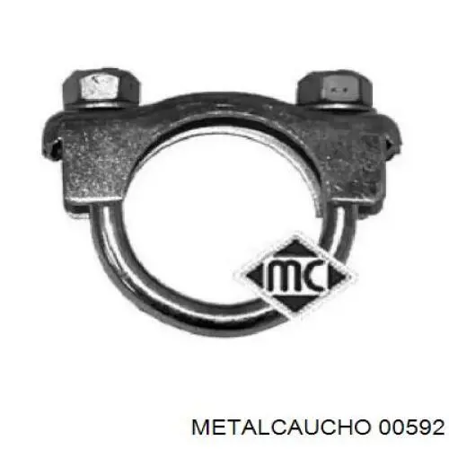 Abrazadera delantera del silenciador Metalcaucho 00592 precio, desde 1,88 EUR