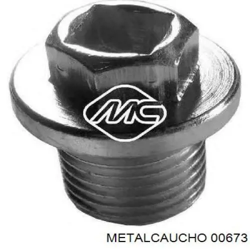 Tapón del cárter de aceite 00673 Metalcaucho