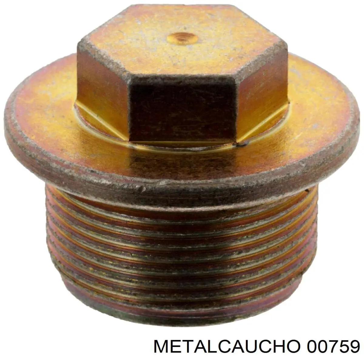 00759 Metalcaucho tapón roscado, colector de aceite