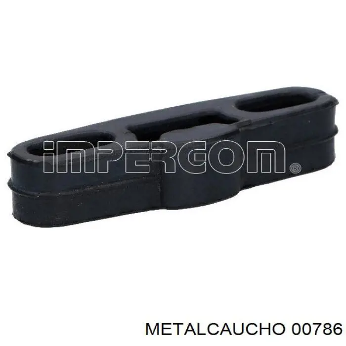 00786 Metalcaucho Soporte de escape