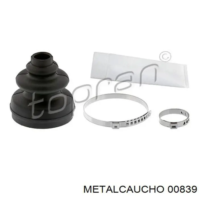 Fuelle de semieje delantero interior 00839 Metalcaucho