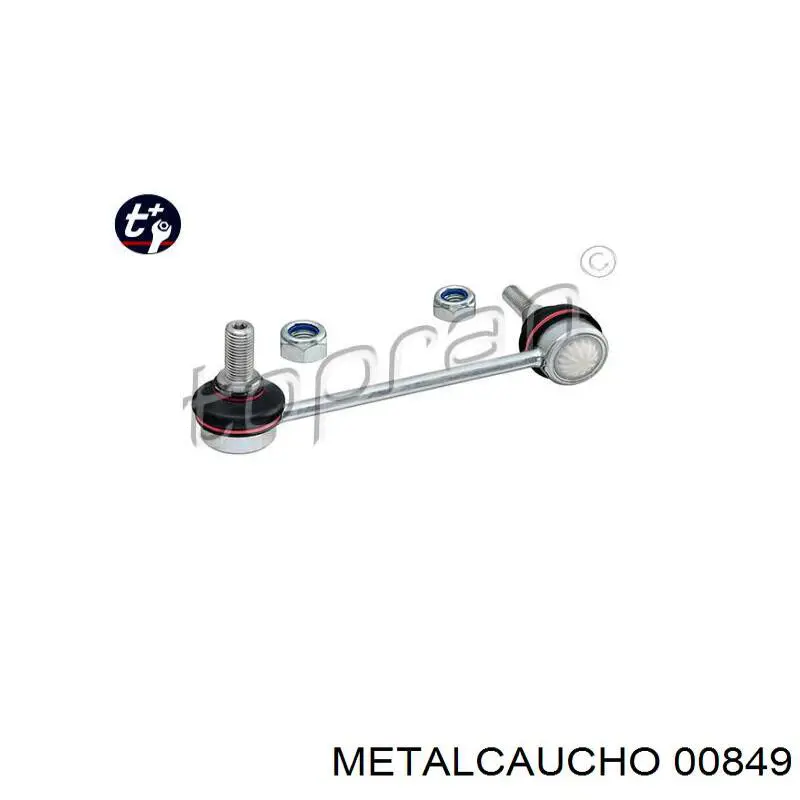 00849 Metalcaucho soporte motor delantero