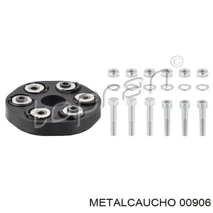 Acoplamiento elástico del cardán delantero/trasero Cautex 180186 precio, desde 44,73 EUR
