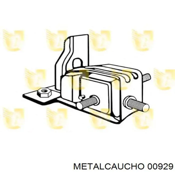 Soporte de motor derecho 00929 Metalcaucho