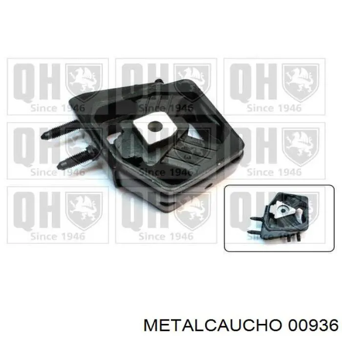 Comprar 00936 Metalcaucho Soporte de motor derecho