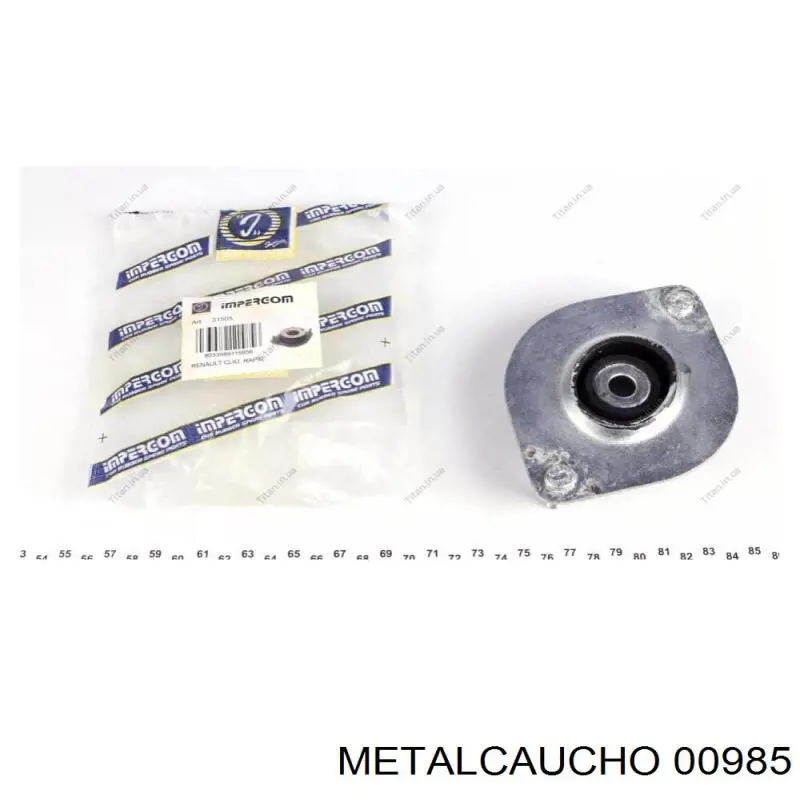 Comprar 00985 Metalcaucho Soporte izquierdo del motor