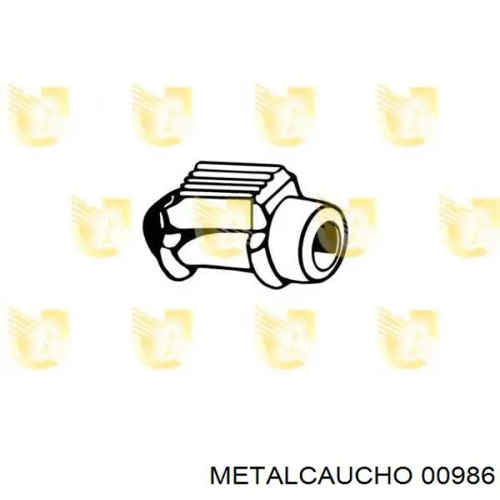 Buje estabilizador delantero exterior 00986 Metalcaucho