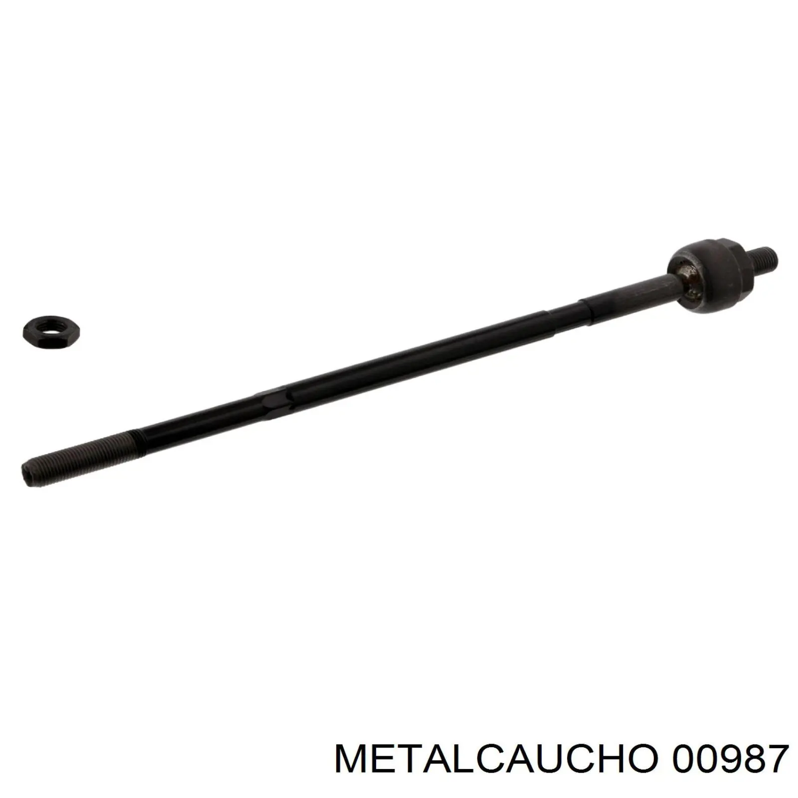 00987 Metalcaucho soporte motor izquierdo