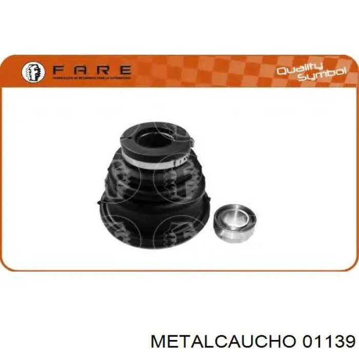 Comprar 01139 Metalcaucho Fuelle, junta homocinética interna izquierda del semieje delantero