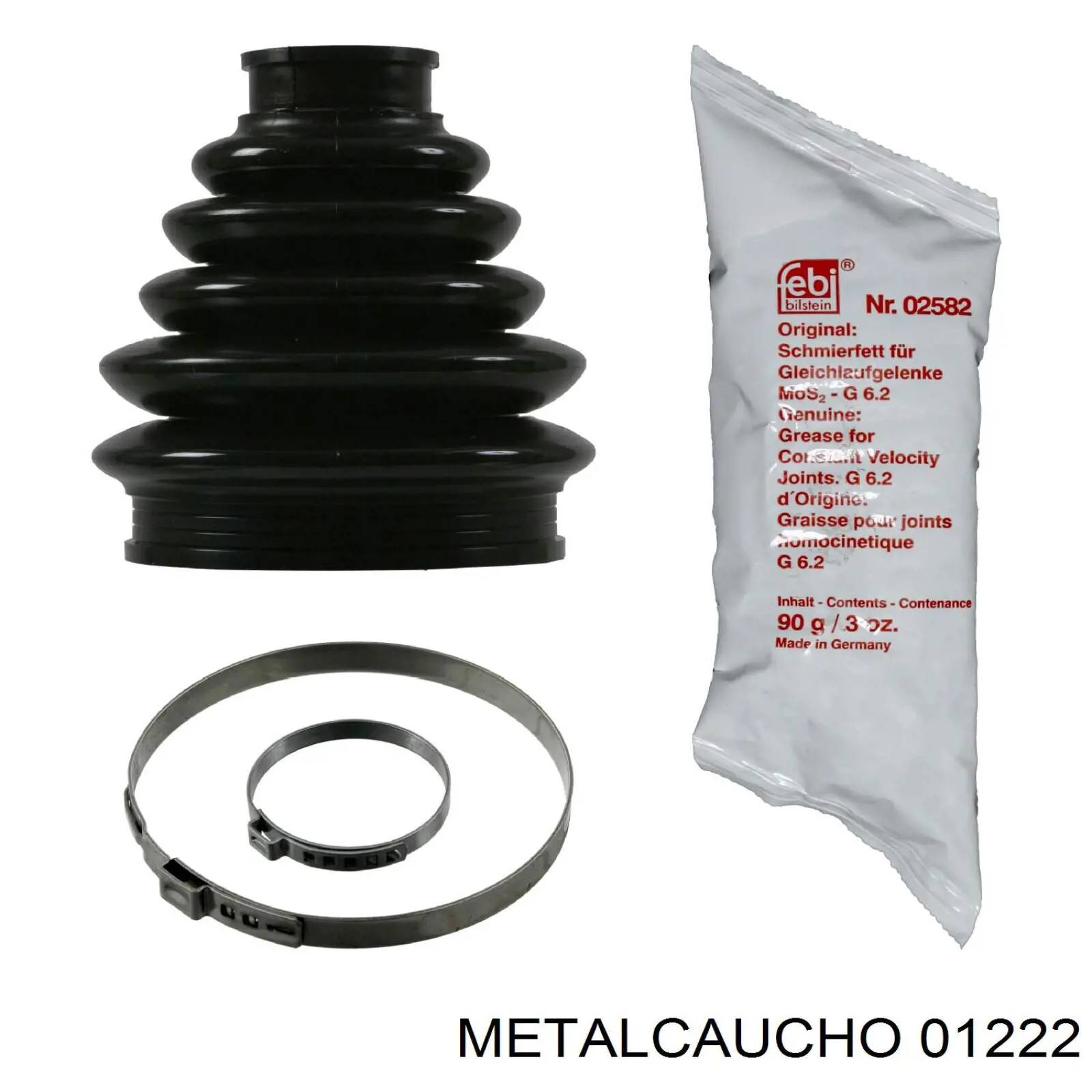 Comprar 01222 Metalcaucho Fuelle de palier delantero exterior
