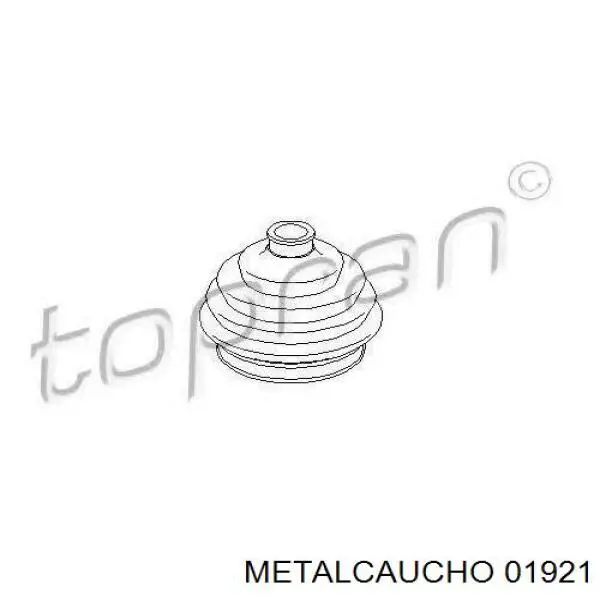 Comprar 01921 Metalcaucho Fuelle de palier delantero exterior
