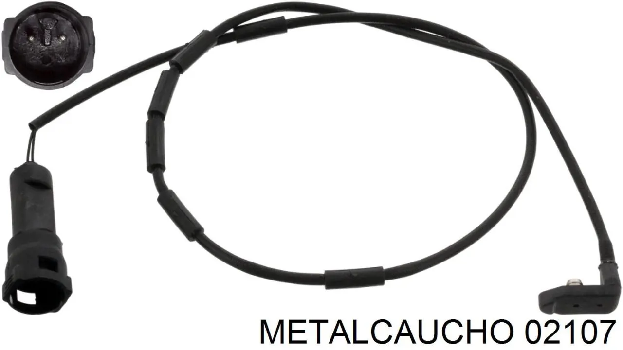 Comprar 02107 Metalcaucho Sensor de desgaste de las pastillas de freno delanteras