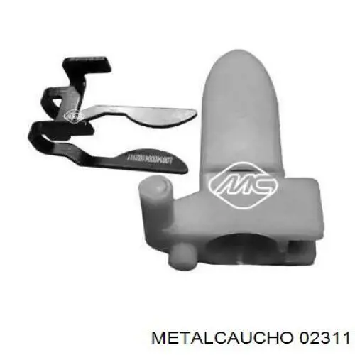 Cable embrague Metalcaucho 02311