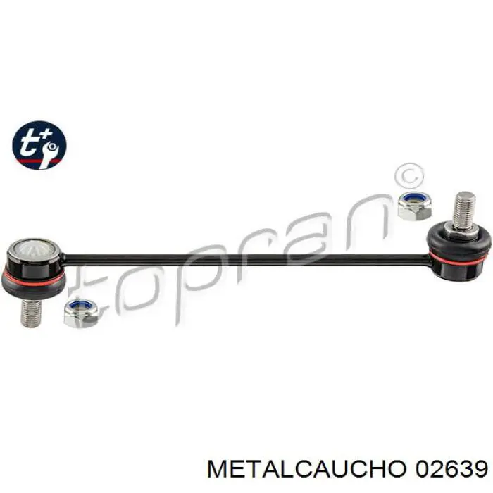 02639 Metalcaucho soporte, silenciador