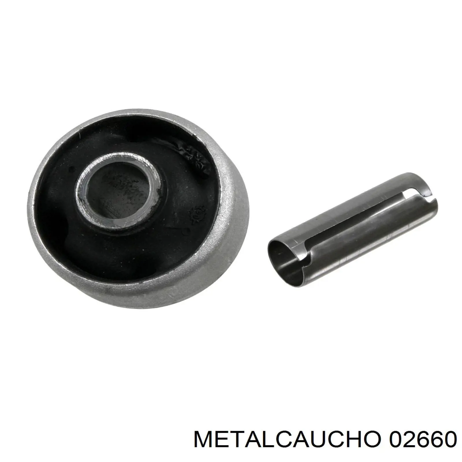 02660 Metalcaucho silentblock de suspensión delantero inferior