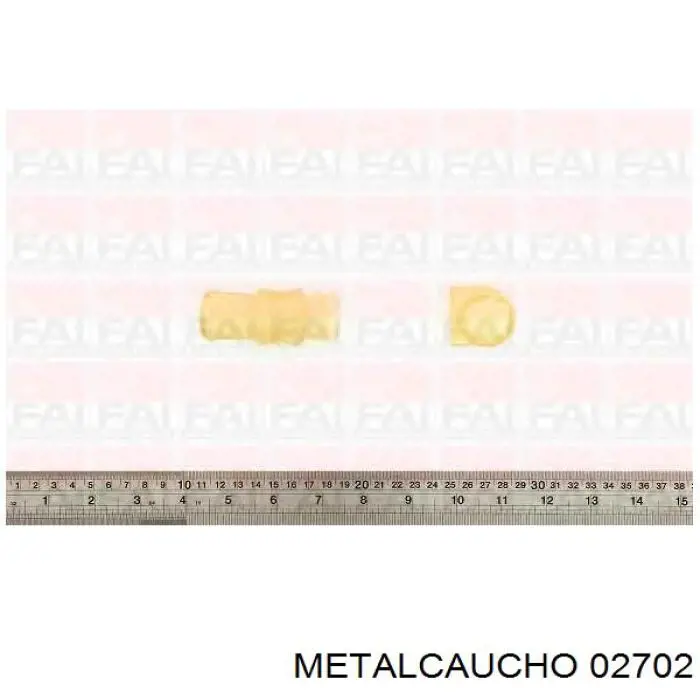 02702 Metalcaucho Buje de barra estabilizadora delantera