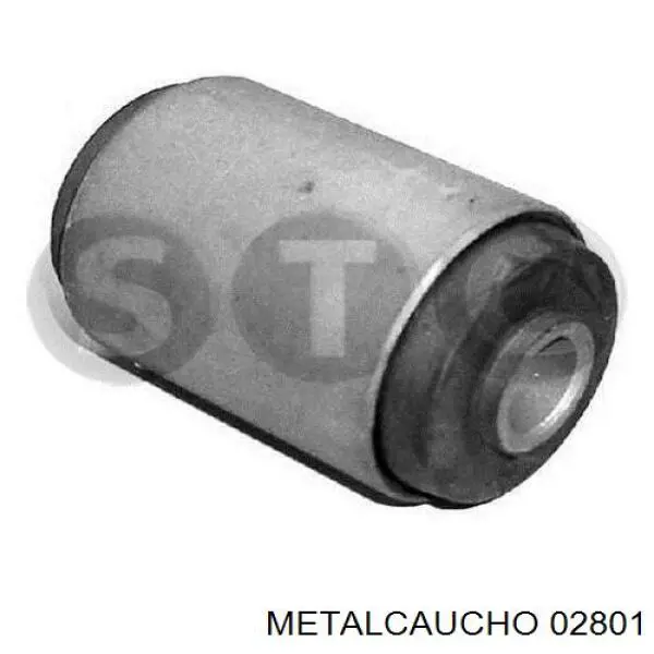 02801 Metalcaucho silentblock trasero de ballesta trasera
