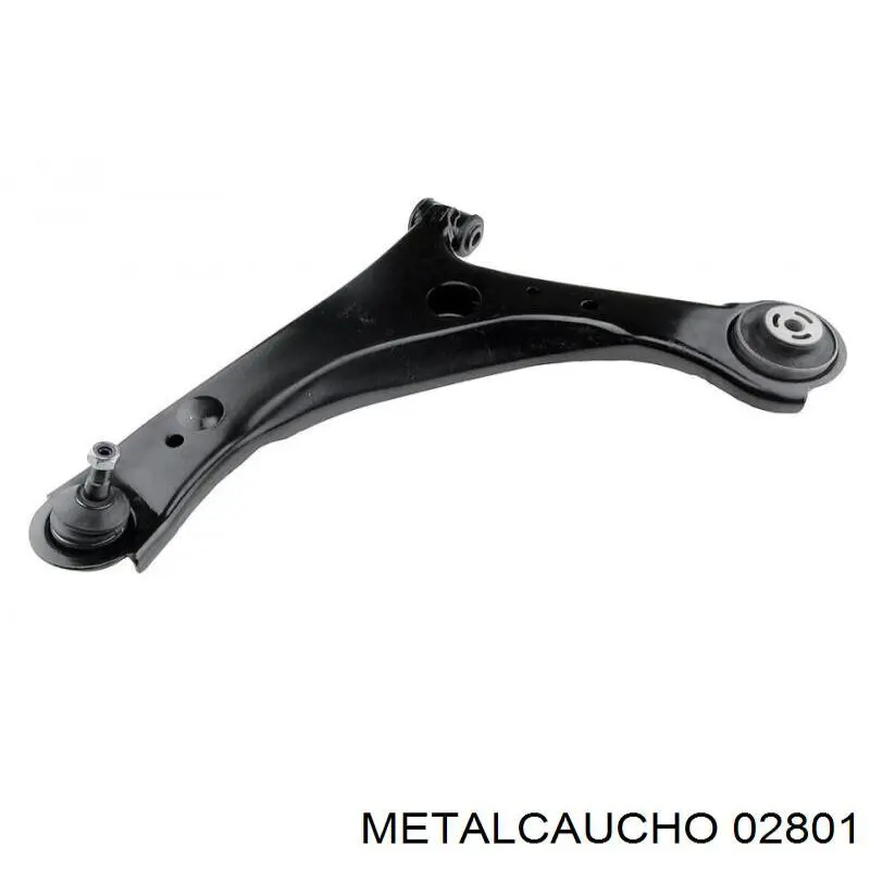 Buje trasero de ballesta trasera 02801 Metalcaucho