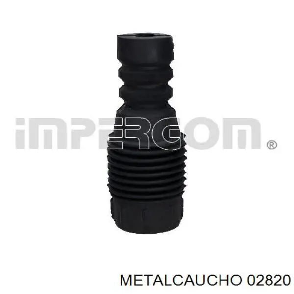 Comprar 02820 Metalcaucho Tope de amortiguador delantero con guardapolvo