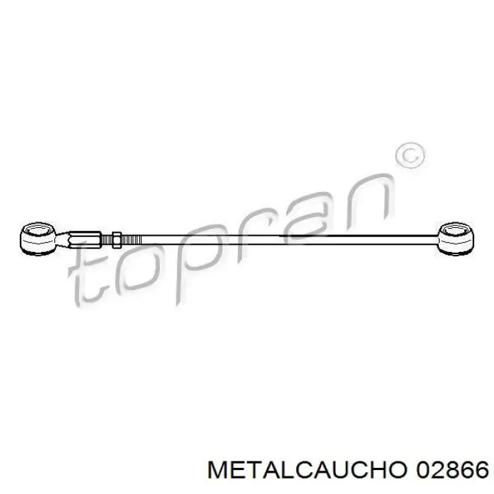 02866 Metalcaucho varillaje palanca selectora, cambio manual / automático
