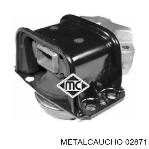 Soporte trasero de motor con silentblock 02871 Metalcaucho