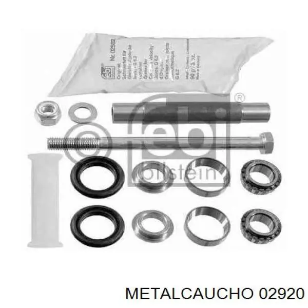 02920 Metalcaucho suspensión, brazo oscilante trasero inferior