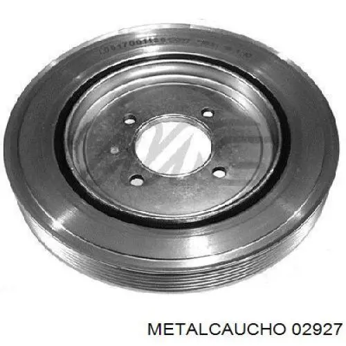 Comprar 02927 Metalcaucho La polea del cigüeñal