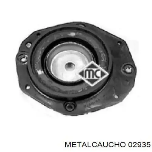 Comprar 02935 Metalcaucho Soporte del amortiguador delantero