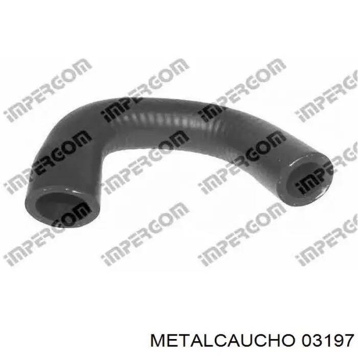 03197 Metalcaucho manguera (conducto del sistema de refrigeración)