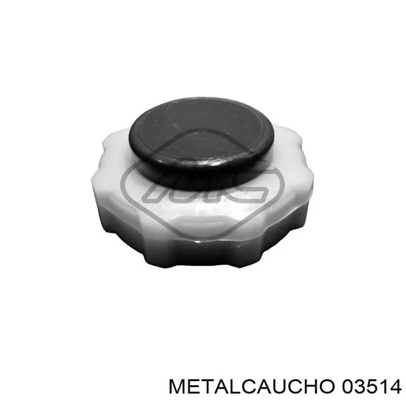 03514 Metalcaucho Tapón del radiador de refrigerante