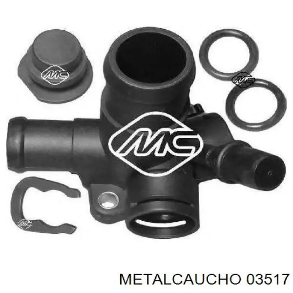 Brida de agua  Metalcaucho 03517