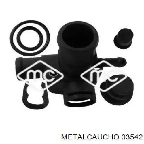 Brida del sistema de refrigeración (triple unión) Metalcaucho 03542 precio, desde 4,34 EUR