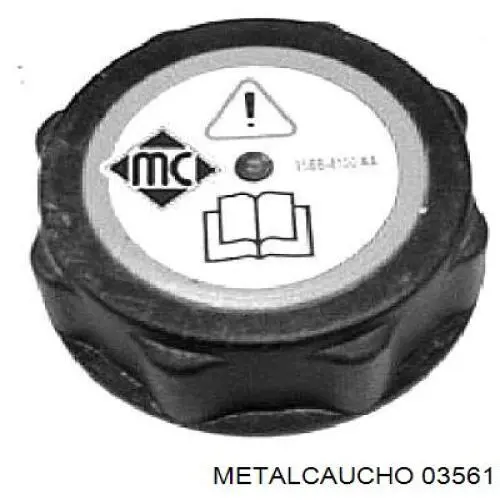 03561 Metalcaucho tapón, depósito de refrigerante