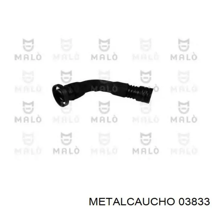03833 Metalcaucho tubo de ventilacion del carter (separador de aceite)