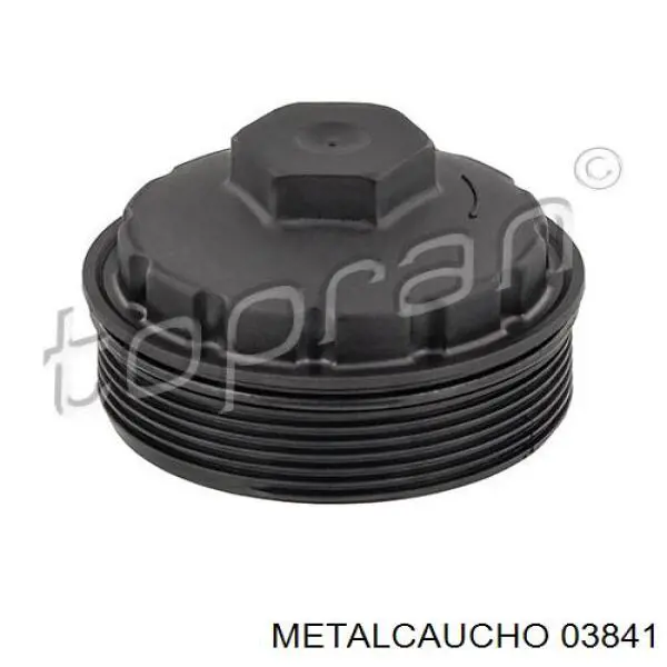 03841 Metalcaucho Tapa del filtro de aceite