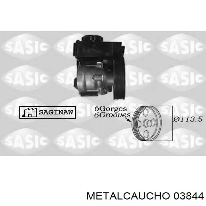 Comprar 03844 Metalcaucho Bomba servodireccion