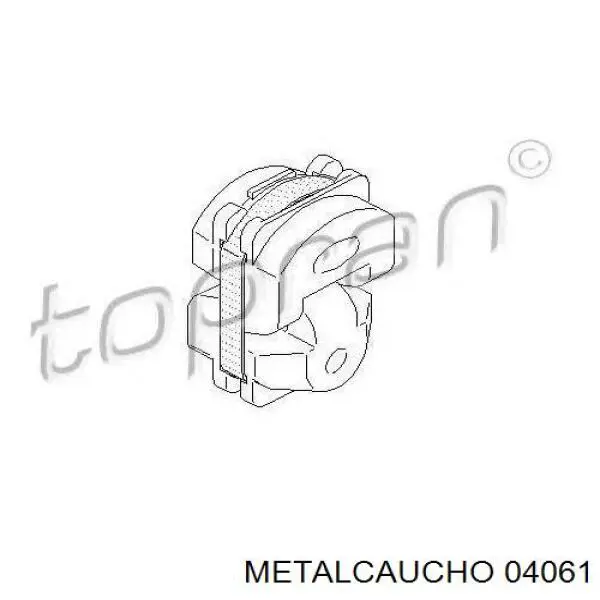 Almohadilla de tope silenciador Metalcaucho 04061 precio, desde 1,96 EUR